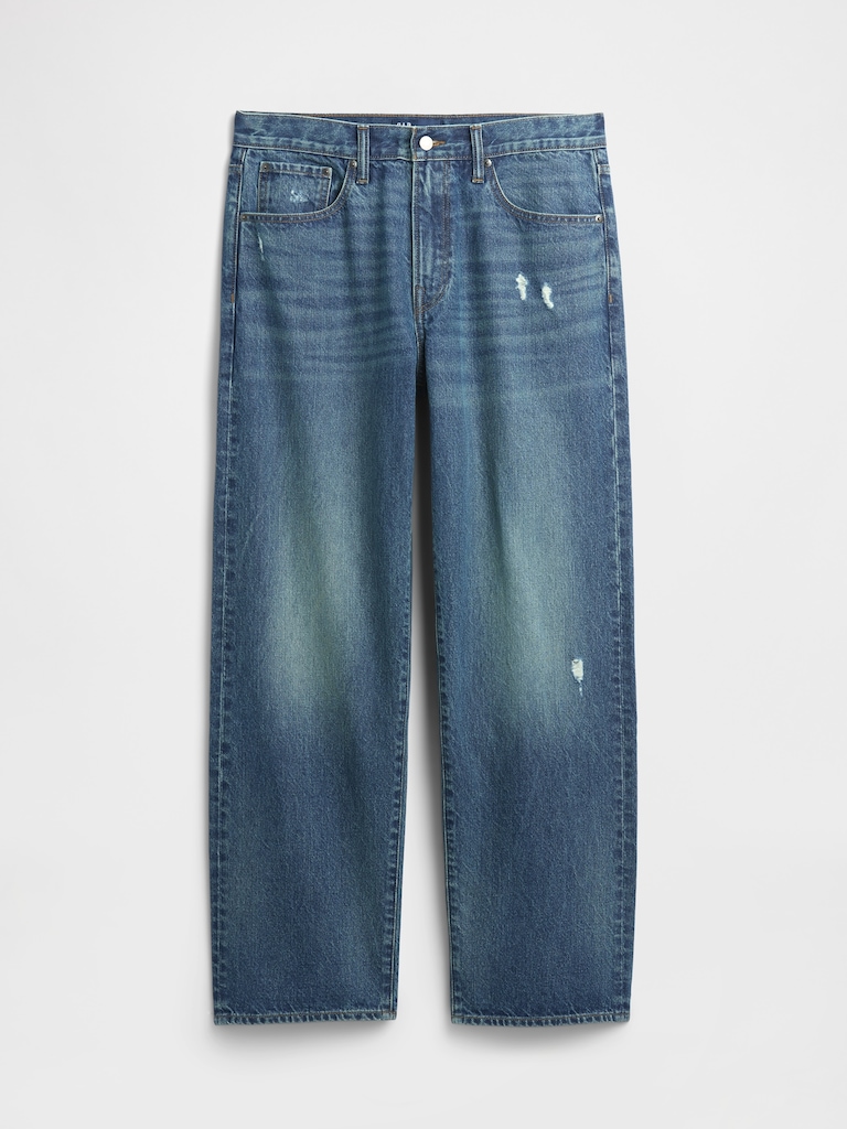 Distressed Relaxed Jeans