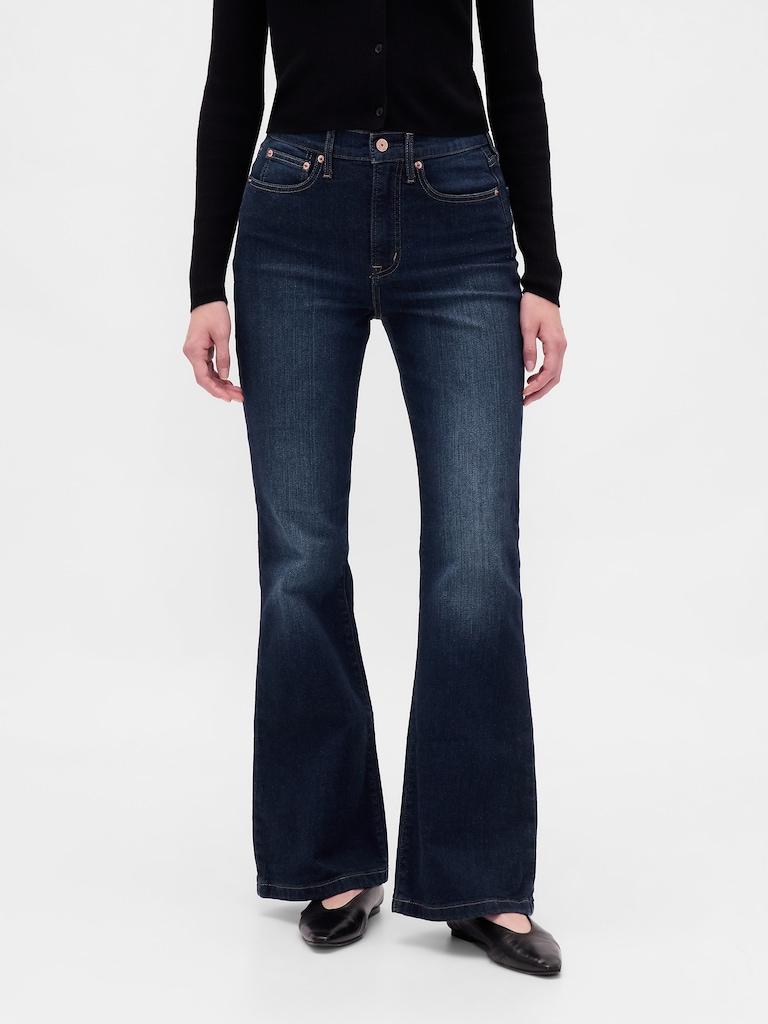 High Rise '70s Flare Jeans