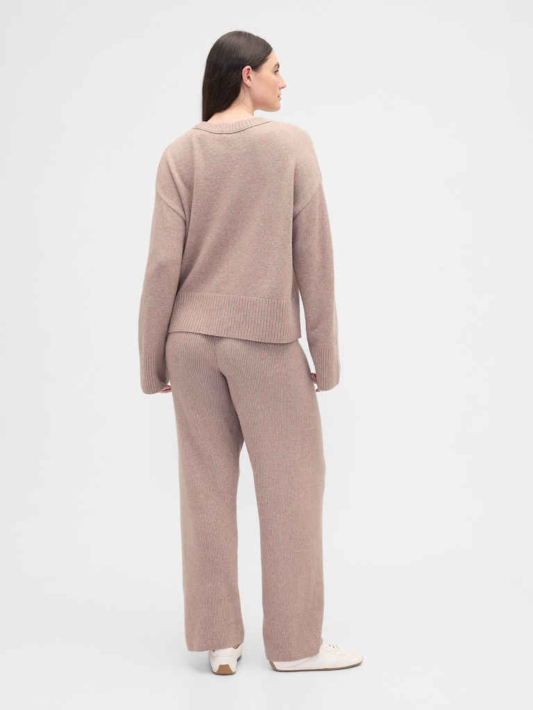CashSoft Relaxed Ribbed Sweater Pants