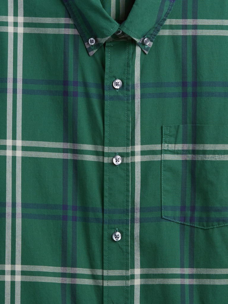 Stretch Poplin Shirt in Standard Fit