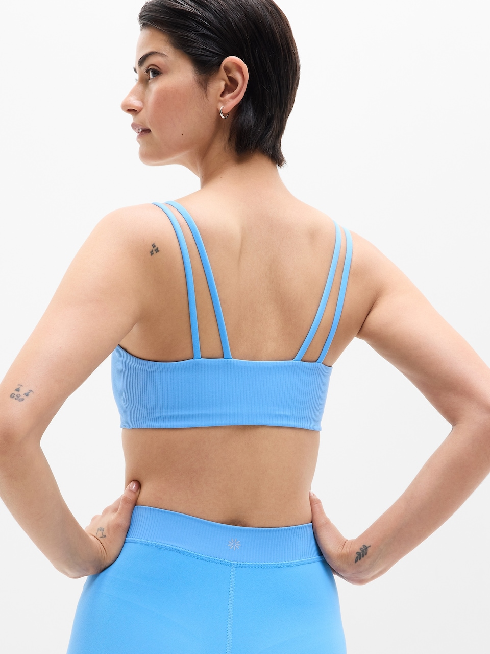 V-Neck Hardware One-Piece Swimsuit