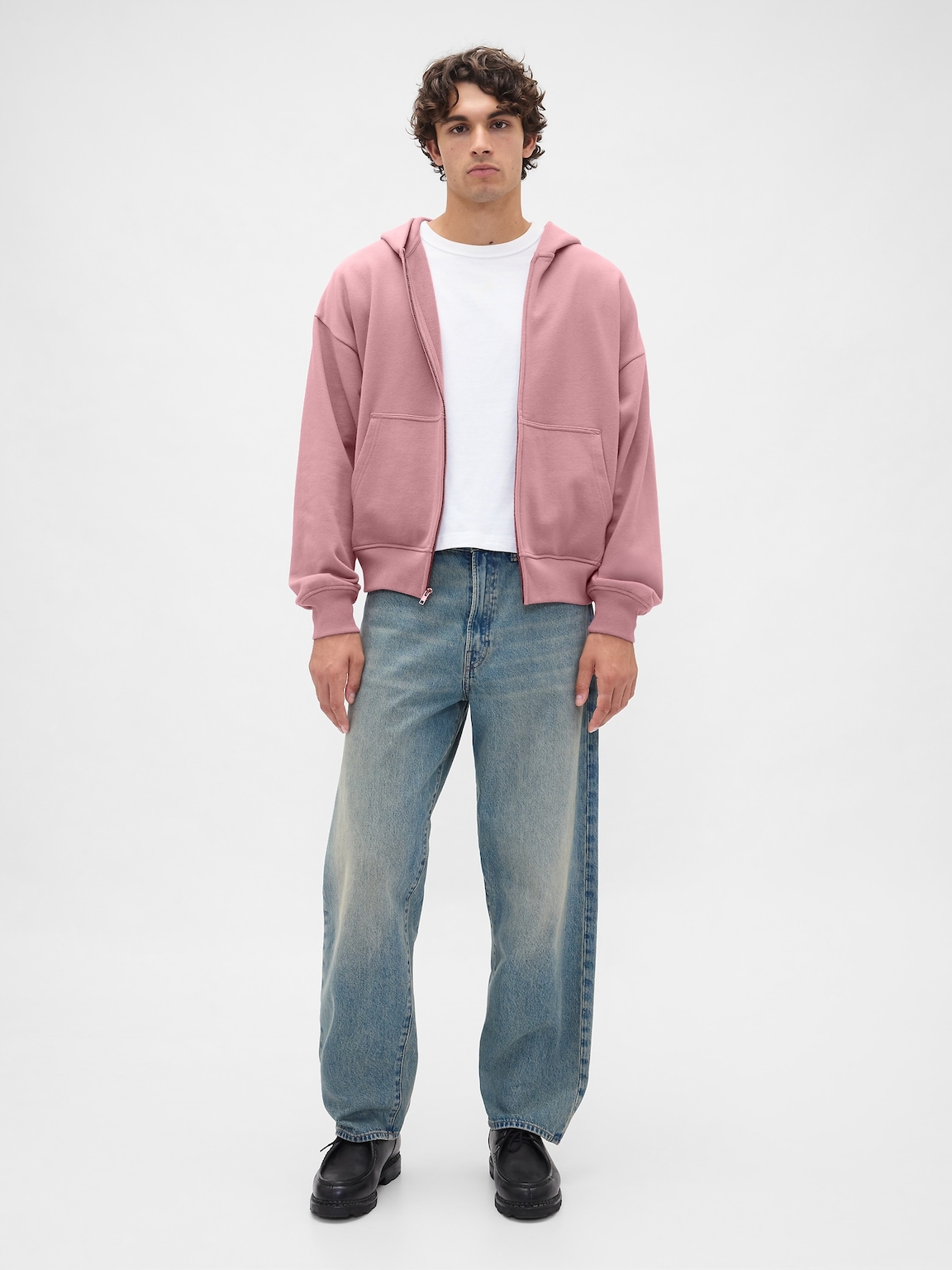 Heavyweight Oversized Zip Hoodie