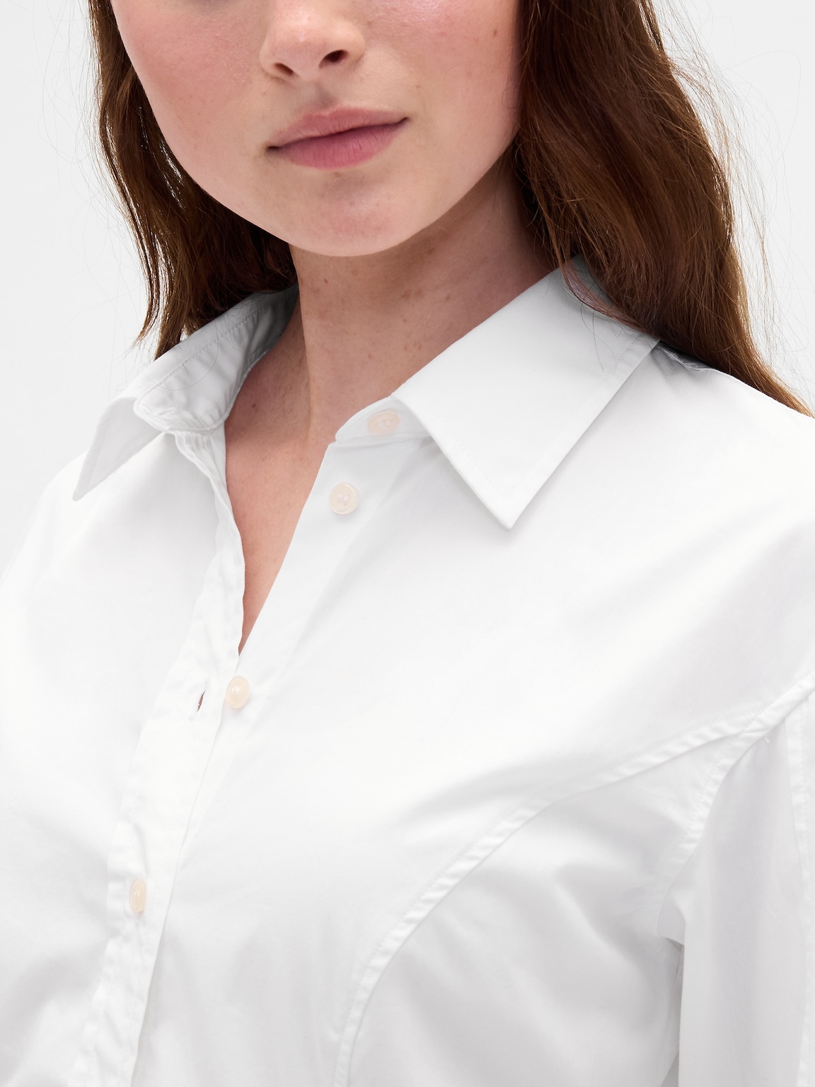 Organic Cotton Poplin Mini Shirtdress