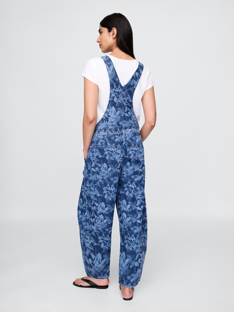 UltraSoft Denim Horseshoe Overalls