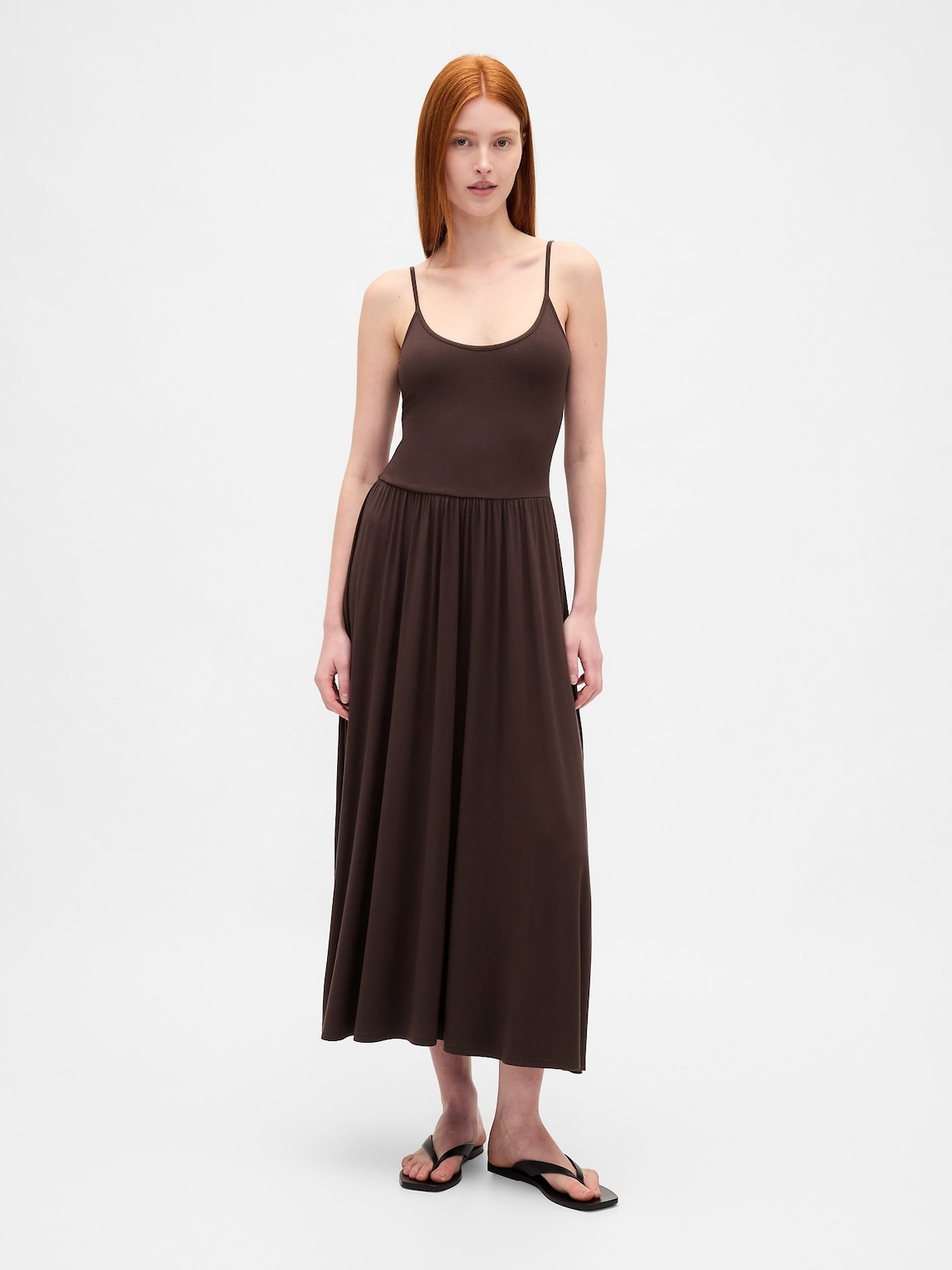 Scoop Neck Maxi Dress