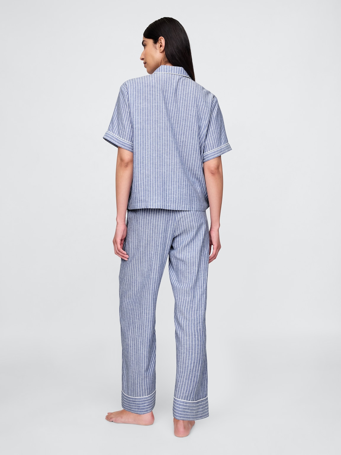 Linen-Blend PJ Pants