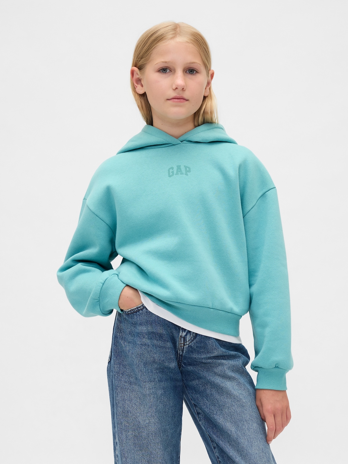 Kids VintageSoft Logo Hoodie