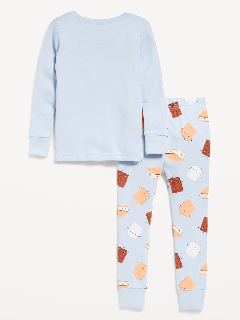 Printed Snug-Fit Pajama Set for Toddler & Baby