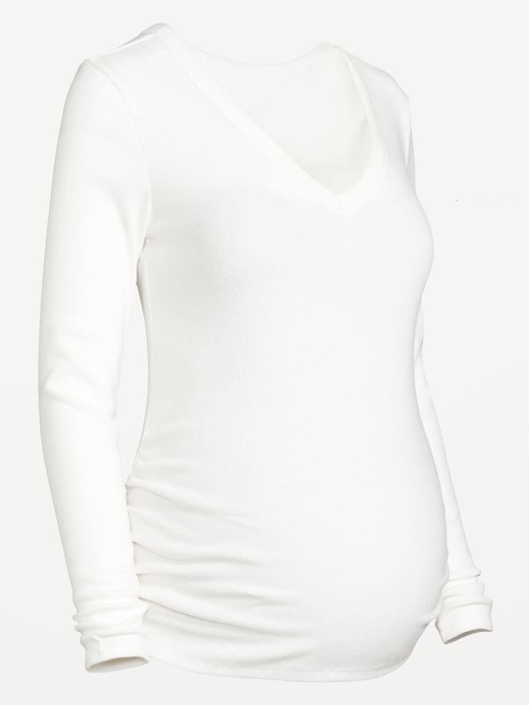 Maternity Cozy Snug V-Neck T-Shirt