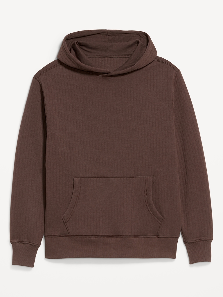 Essential Quilted Fleece Hoodie