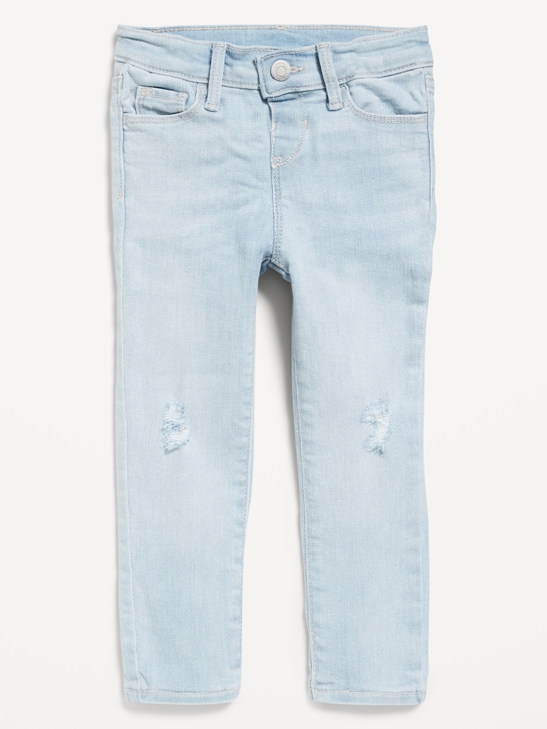 High-Waisted Rockstar 360° Stretch Jeggings for Toddler Girls