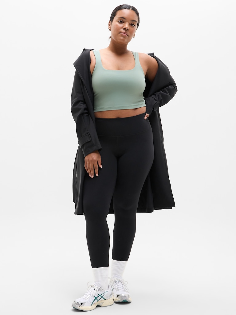 Transcend Square Neck Crop Sports Bra A-C
