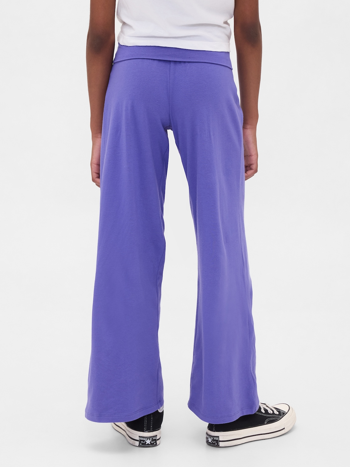 Kids Wide-Leg Foldover Leggings