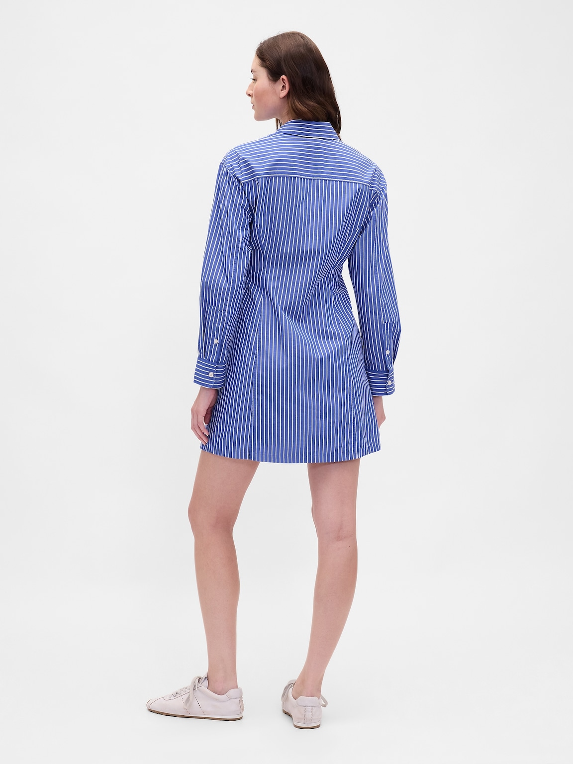Organic Cotton Poplin Mini Shirtdress