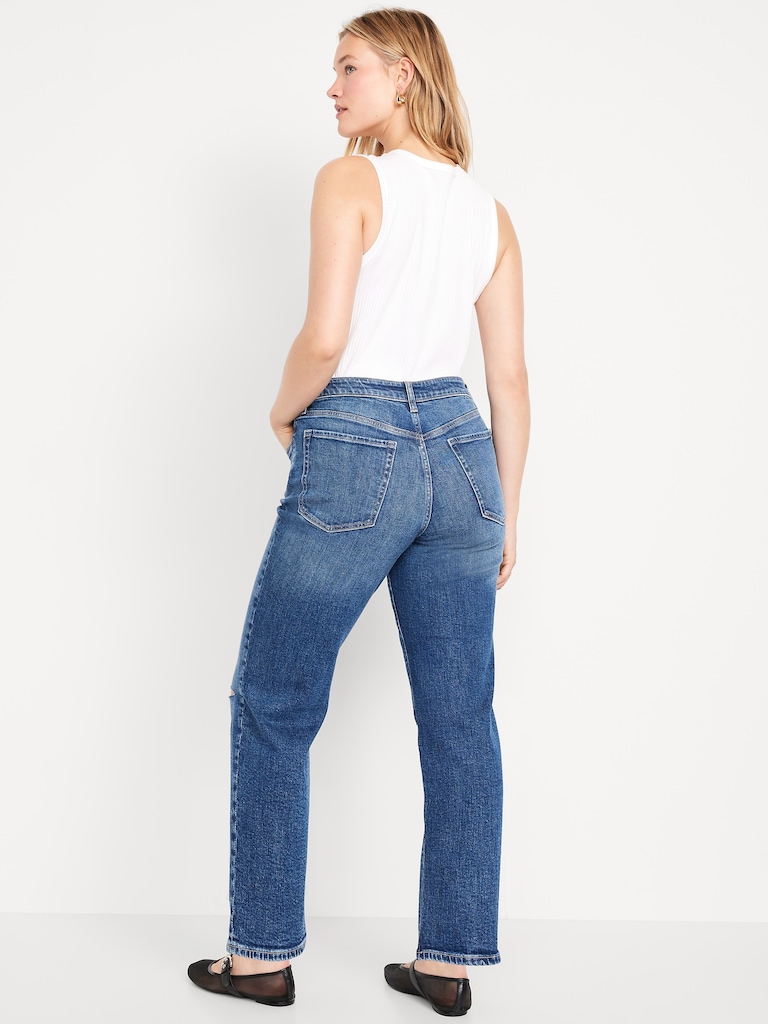 High-Waisted OG Loose Ripped Jeans