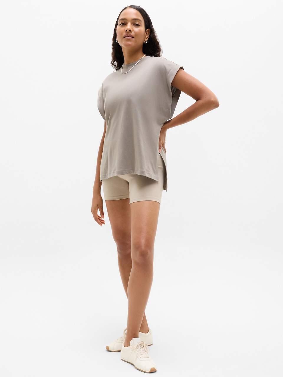 True Cotton Oversized Muscle Tee