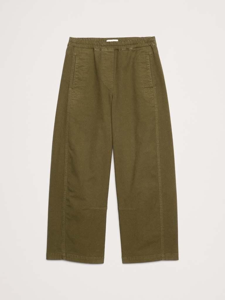 Mid-Rise Relaxed Painter Pull-On Pant