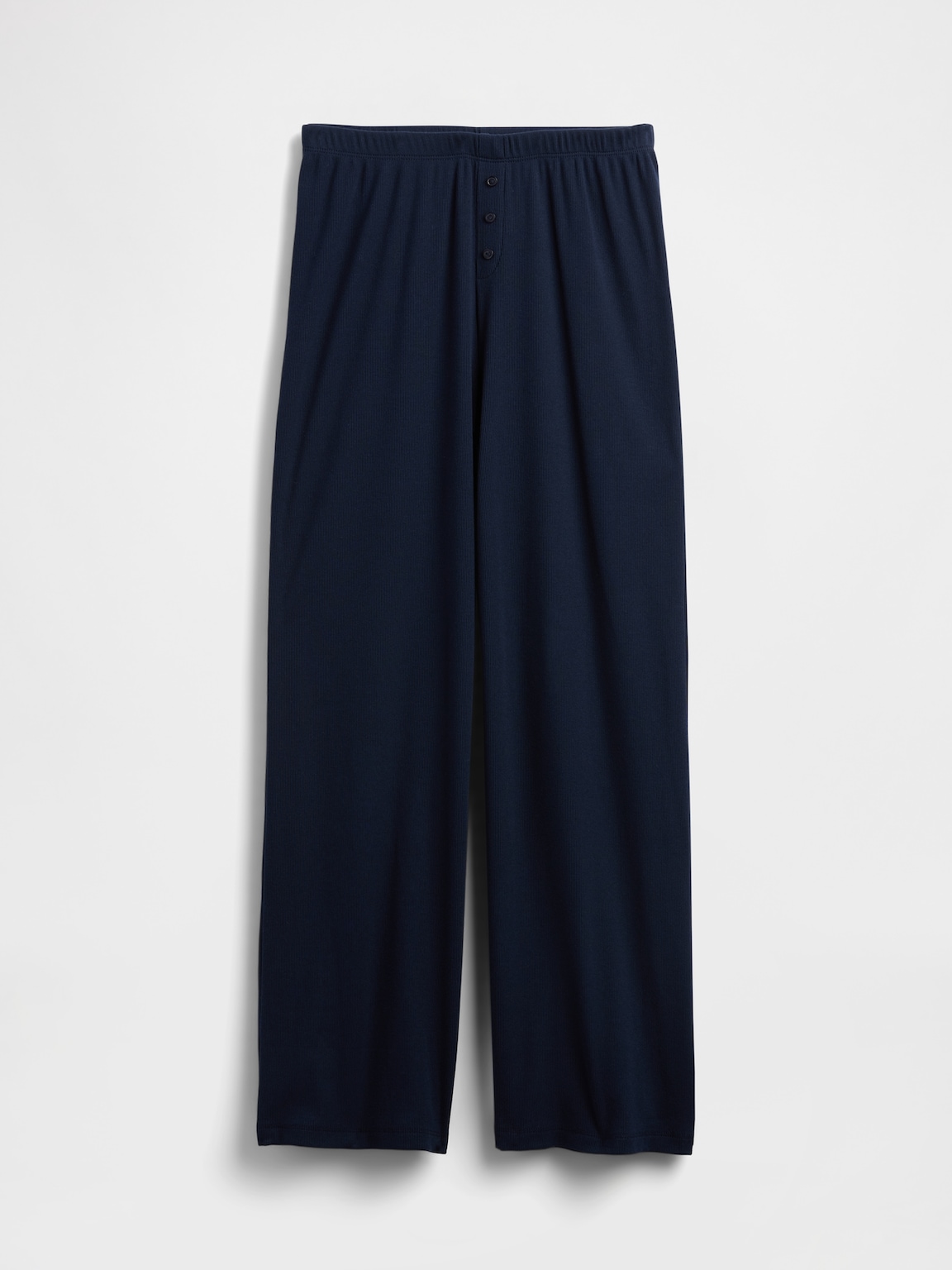 Mini Rib Wide-Leg PJ Pants