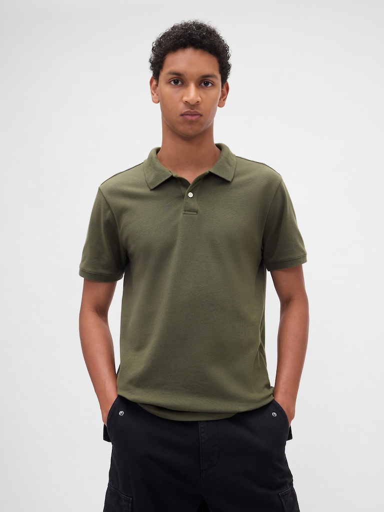 Pique Polo Shirt