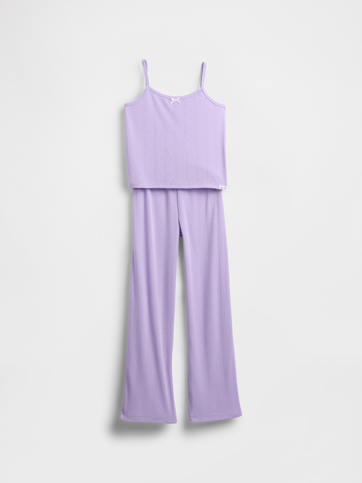 Kids Recycled Pointelle Tank PJ Set