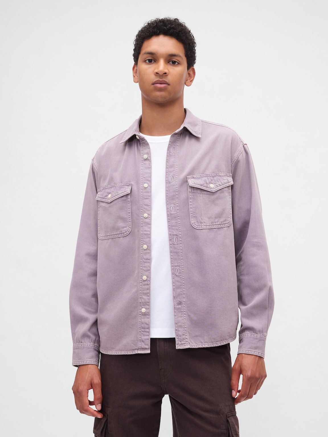 UltraSoft Denim Relaxed Shirt