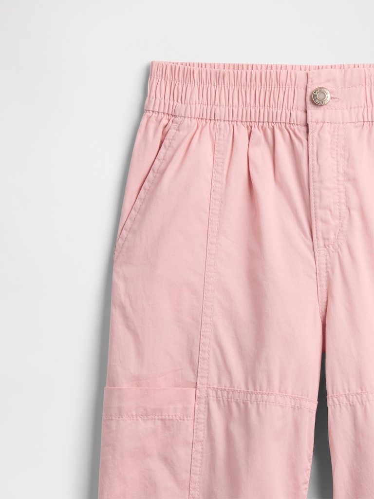 Kids Twill Loose Cargo Pants