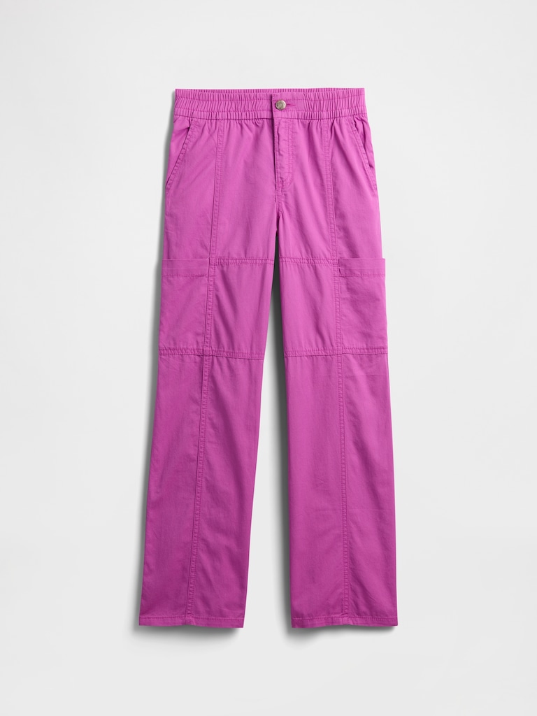 Kids Twill Loose Cargo Pants