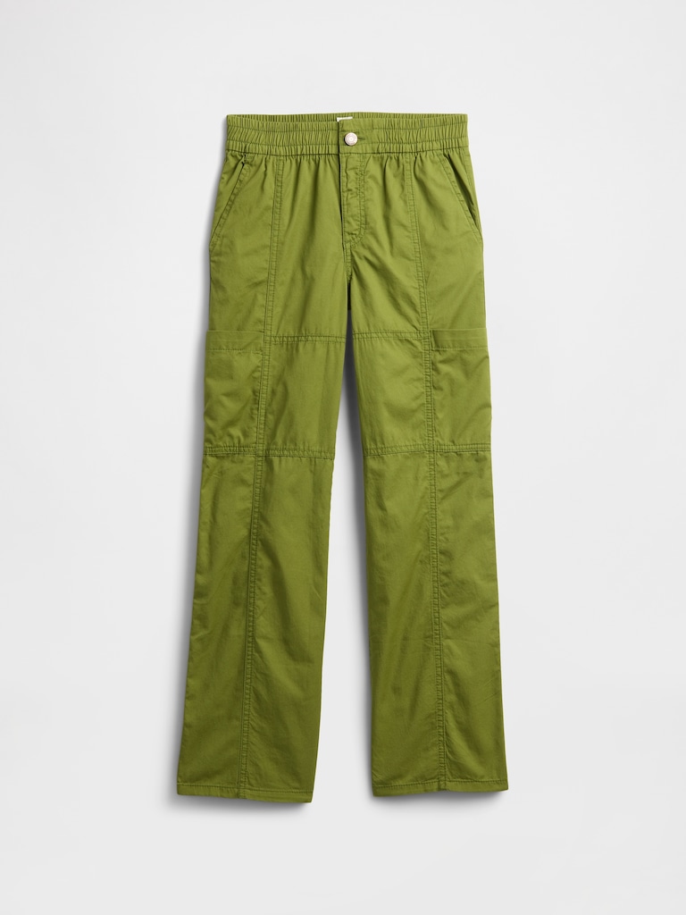 Kids Twill Loose Cargo Pants