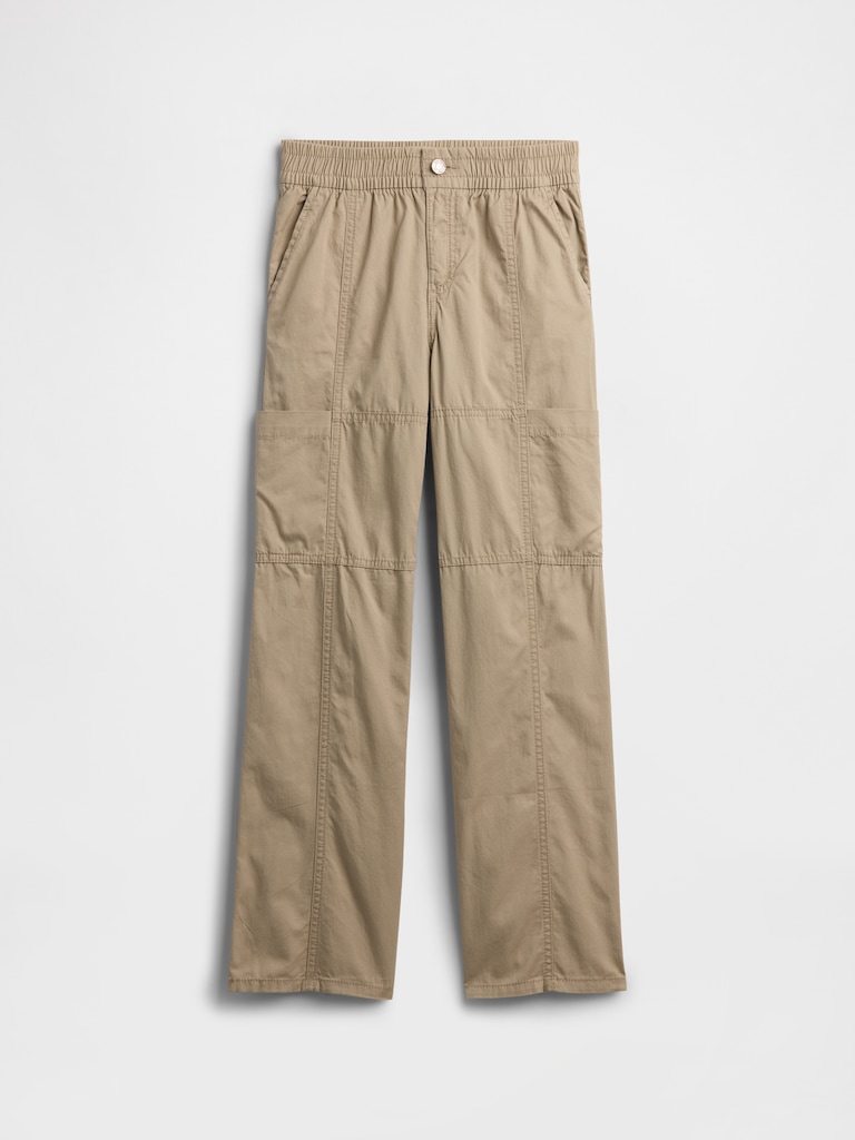 Kids Twill Loose Cargo Pants