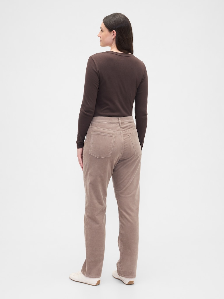 High Rise '90s Original Straight Corduroy Pants