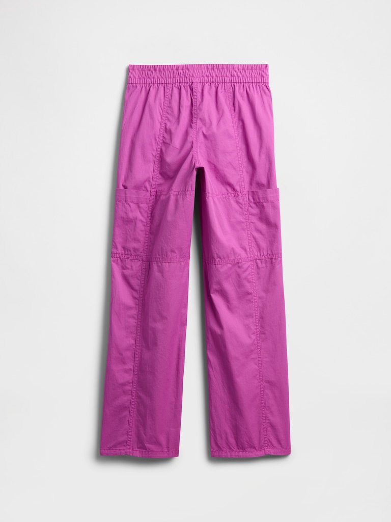 Kids Twill Loose Cargo Pants