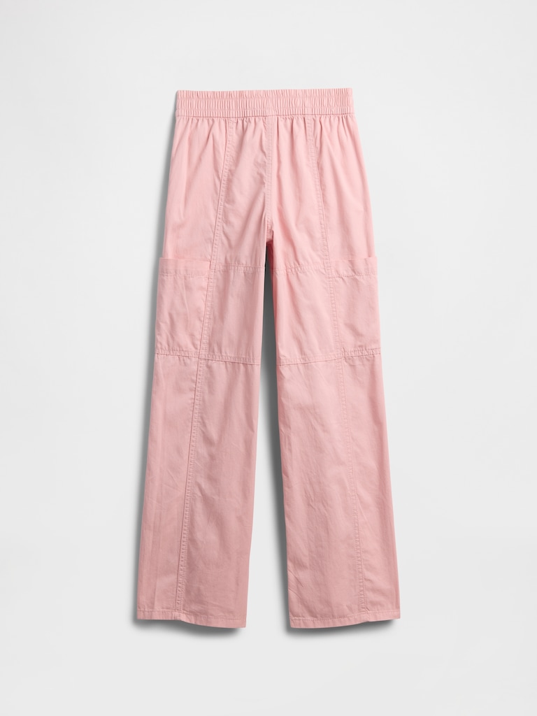 Kids Twill Loose Cargo Pants