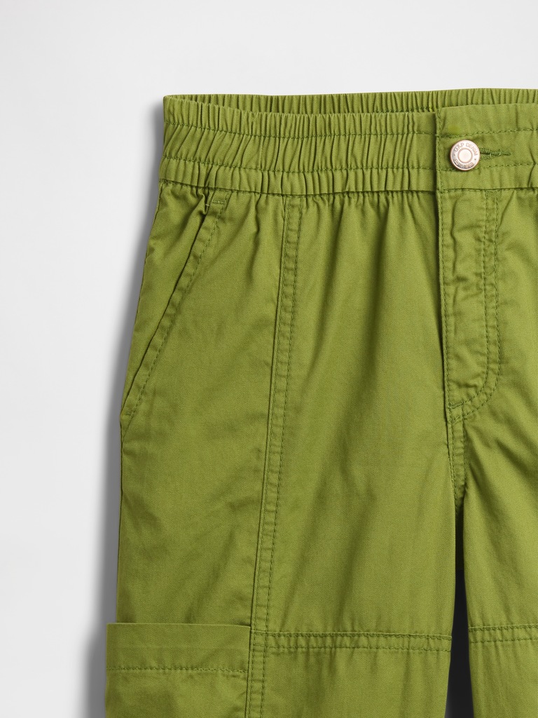 Kids Twill Loose Cargo Pants