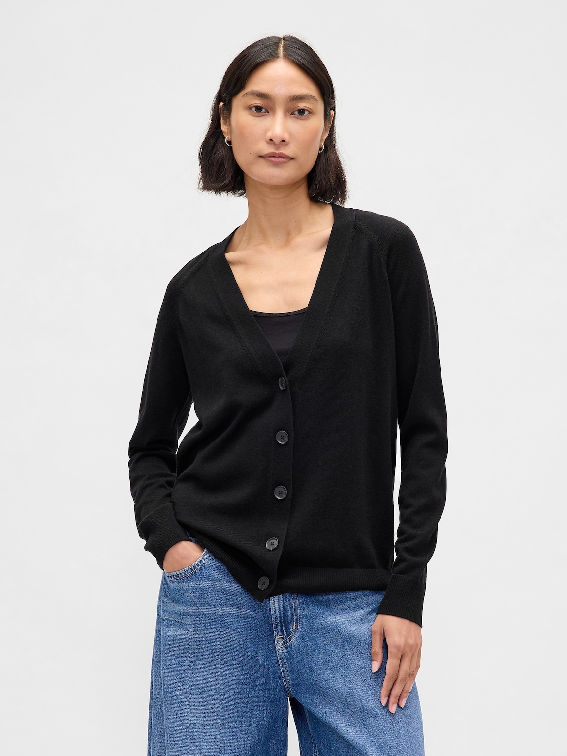 Merino Boyfriend Cardigan
