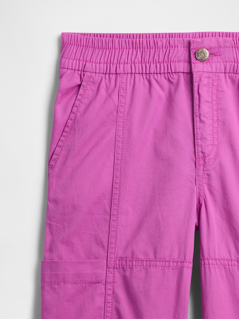 Kids Twill Loose Cargo Pants