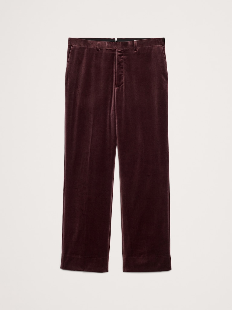 Straight Velvet Pant