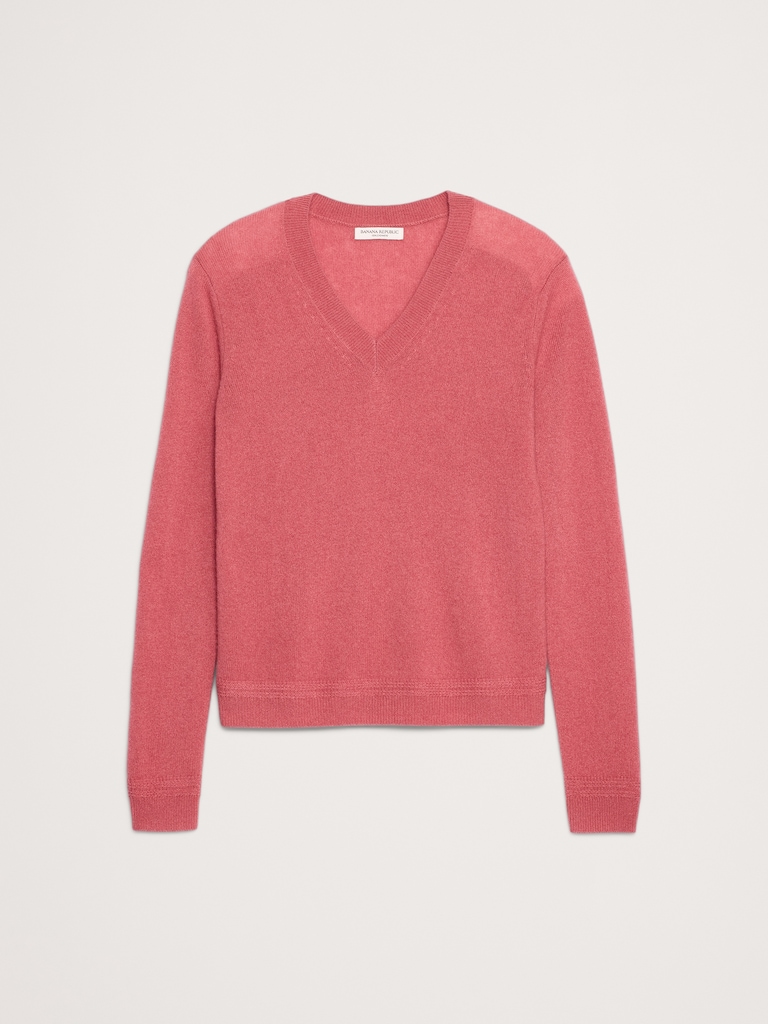 Lightweight Cashmere V-Neck Sweater