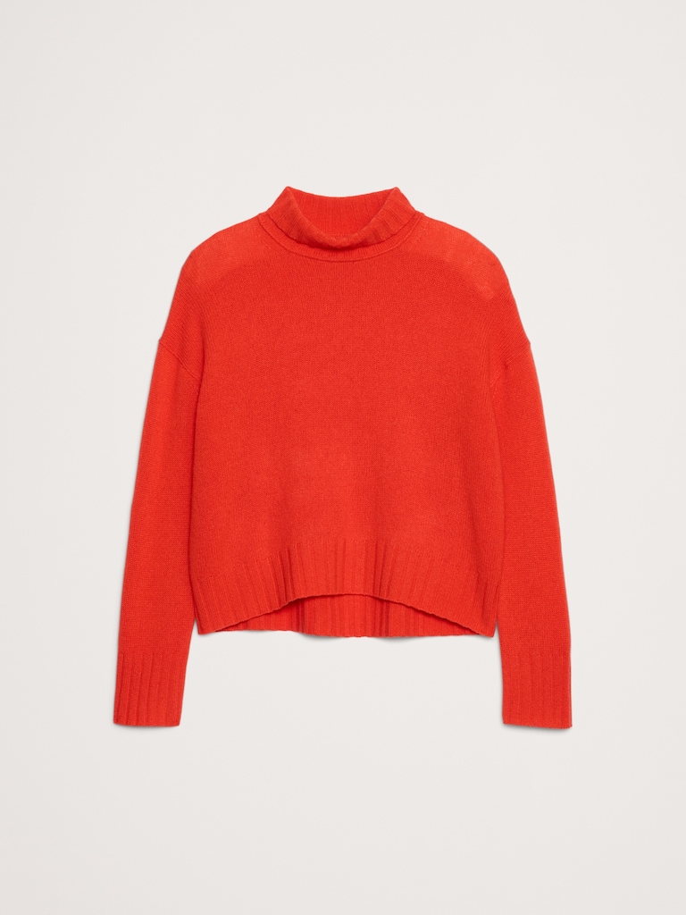 Relaxed Cashmere Turtleneck Sweater