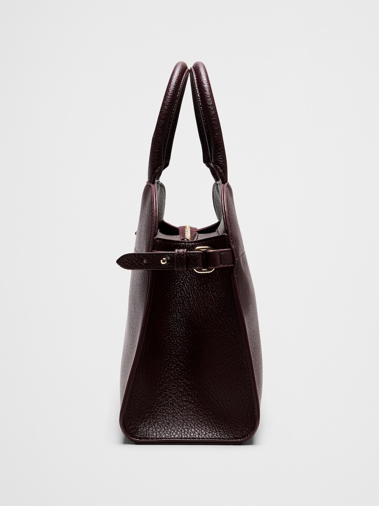 Vegan Leather Satchel Handbag