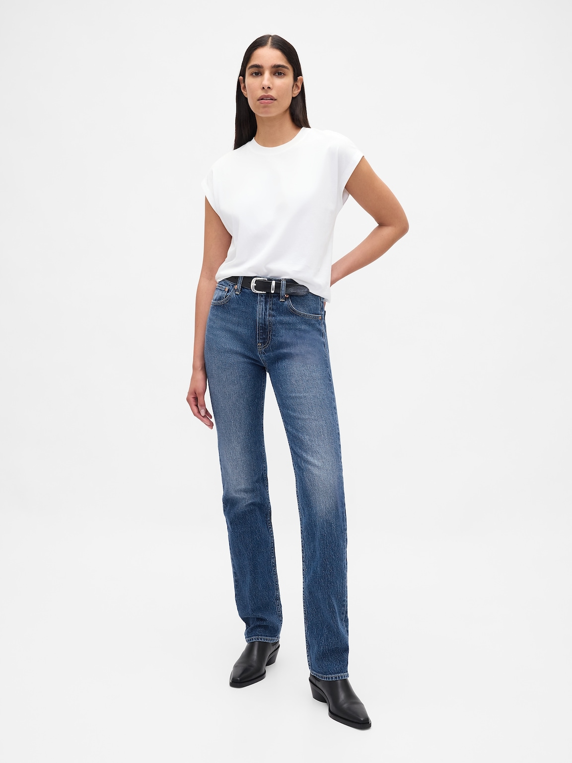 High Rise ’90s Slim Straight Jeans