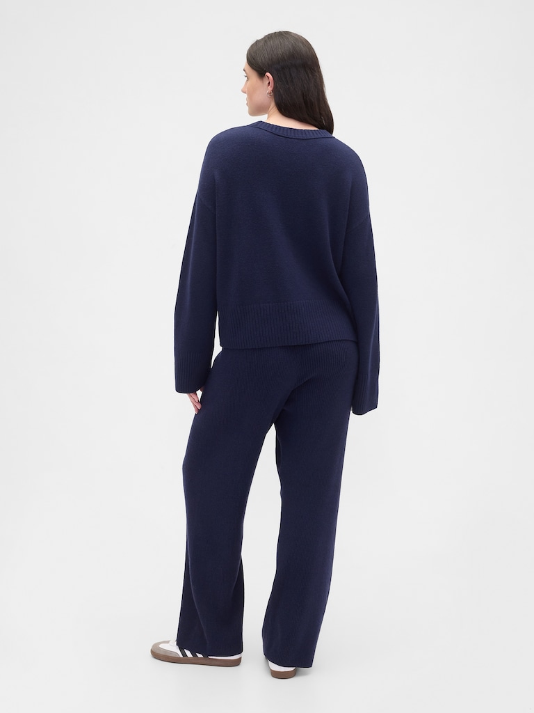 CashSoft Relaxed Ribbed Sweater Pants