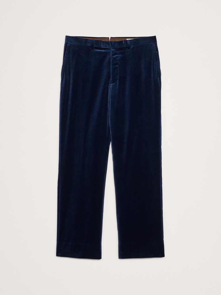 Straight Velvet Pant