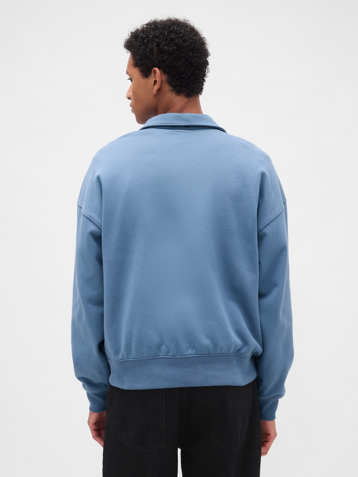 Heavyweight Oversized Quarter-Zip Pullover