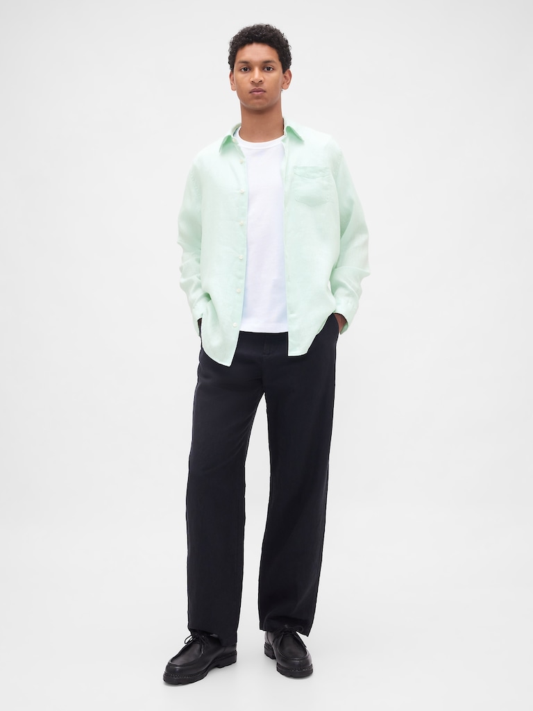 100% Linen Classic Shirt