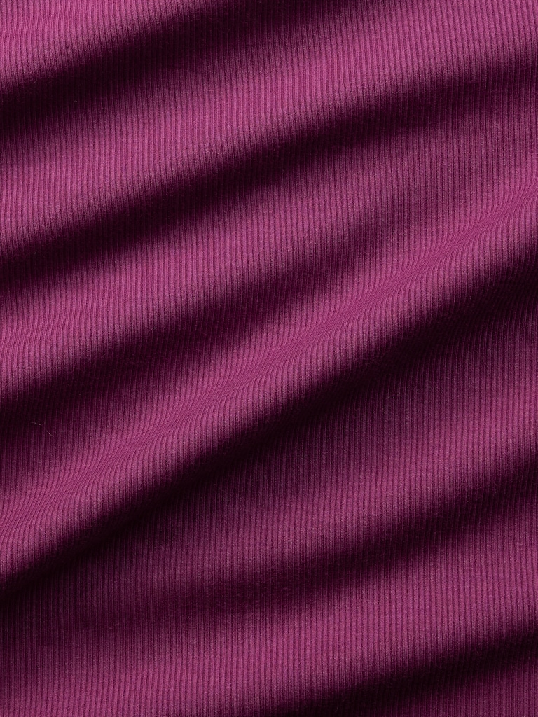 Signature Rib Crop Tee