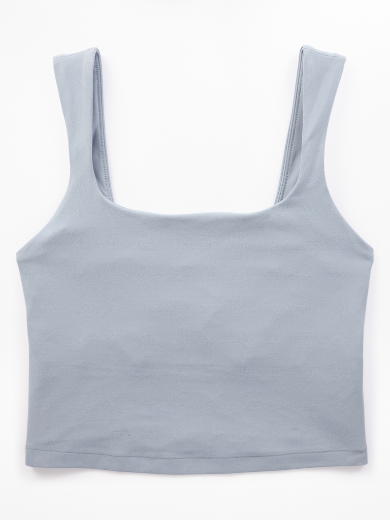 Transcend Square Neck Crop Sports Bra D-DD