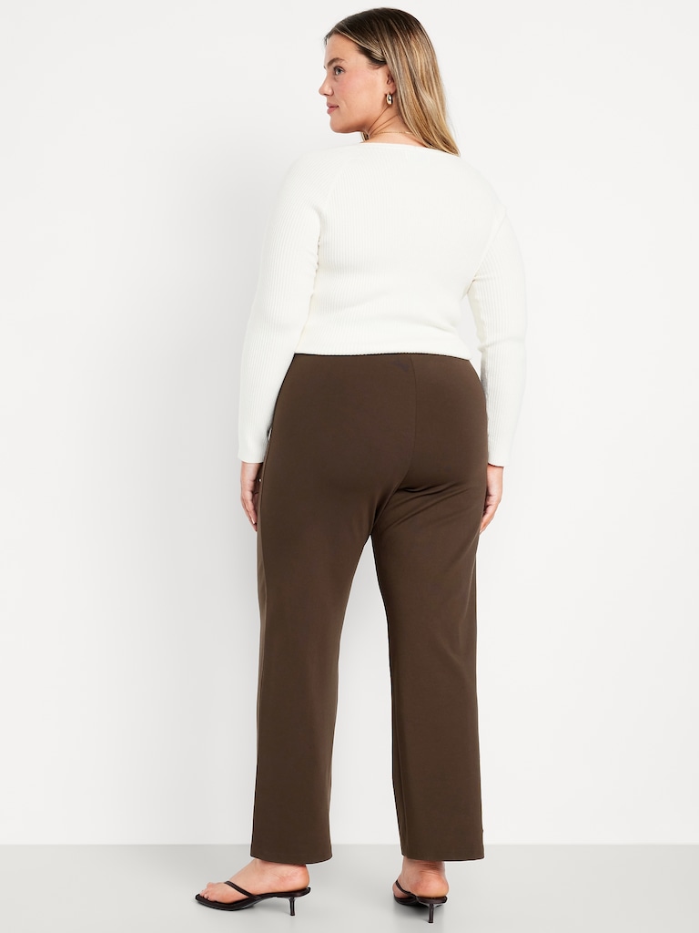 Extra High-Waisted Stevie Straight Pants