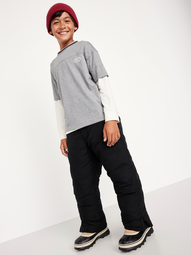Water-Resistant Snow Pants for Boys