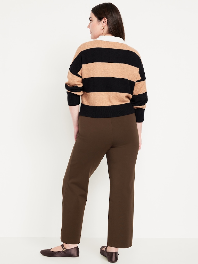 Extra High-Waisted Stevie Straight Pants