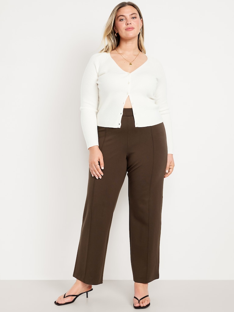 Extra High-Waisted Stevie Straight Pants